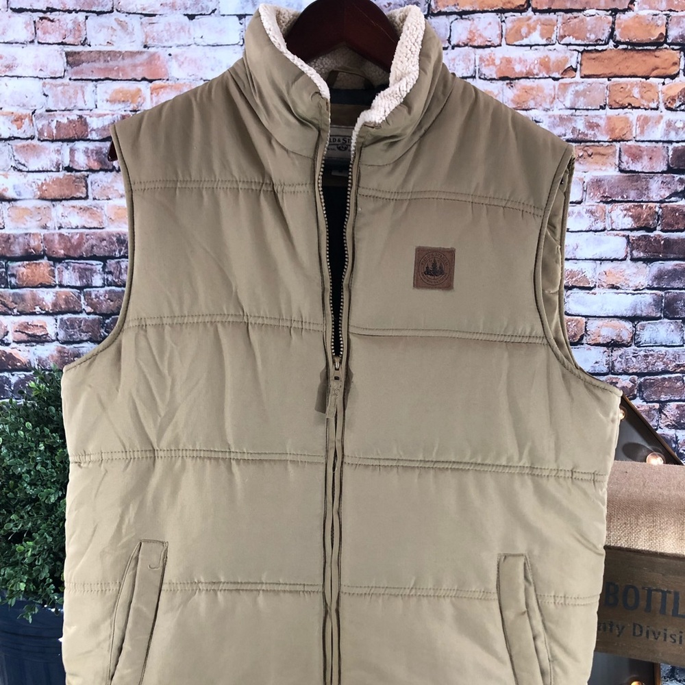 Field & Stream Vest with Faux Sherpa Collar